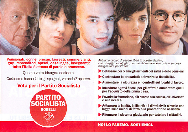 L'alternativa c': alla Camera e al Senato VOTA PARTITO SOCIALISTA